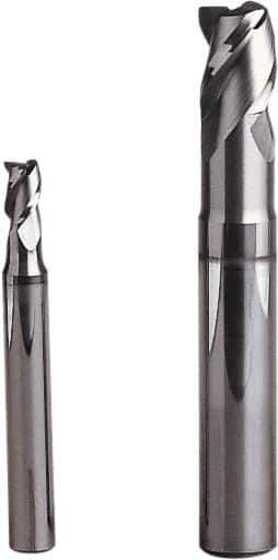 Seco - 8mm, 3 Flute, Single End, Solid Carbide, 0.2mm Corner Radius End Mill - 60mm OAL, 40° Helix, Right Hand Flute, 9mm LOC, Right Hand Cut, 18mm Extended Reach - Apex Tool & Supply