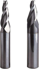 Seco - 10° Taper Angle per Side, 8mm Small End Diam, 32mm LOC, Solid Carbide 4 Flute Tapered Square End Mill - 90mm OAL, 20mm Shank Diam, Spiral Flute, 30° Helix - Apex Tool & Supply