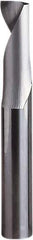 Seco - 5mm, 16mm LOC, 5mm Shank Diam, 60mm OAL, 1 Flute, Solid Carbide Square End Mill - Single End, Uncoated, Spiral Flute, 30° Helix, Centercutting, Right Hand Cut, Right Hand Flute, Series J28 - Apex Tool & Supply