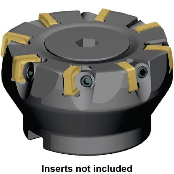 Kennametal - 162mm Cut Diam, 40mm Arbor Hole, 5mm Max Depth of Cut, 6° Indexable Chamfer & Angle Face Mill - 24 Inserts, SNXF 1204... Insert, 24 Flutes, Series KSSR - Apex Tool & Supply