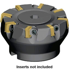 Kennametal - 162mm Cut Diam, 40mm Arbor Hole, 5mm Max Depth of Cut, 6° Indexable Chamfer & Angle Face Mill - 24 Inserts, SNXF 1204... Insert, 24 Flutes, Series KSSR - Apex Tool & Supply