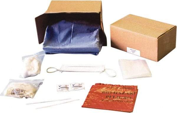 Ability One - 9 Piece, 1 Person, Body Fluid Clean-Up First Aid Kit - Nylon Case - Apex Tool & Supply