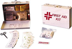 Ability One - 47 Piece, 47 Person, Industrial First Aid Kit - Metal Case - Apex Tool & Supply
