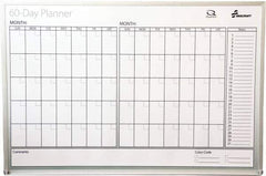 Ability One - 2" High x 26" Wide Dry Erase - Mylar Laminated, 39" Deep, Includes Accessory Tray, Mounting Kit, Instructions & Four Dry Erase Markers (Black, Blue, Green, Red) - Apex Tool & Supply