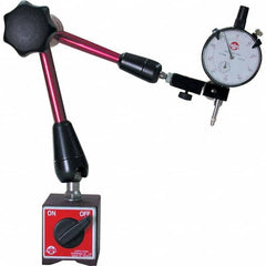 Techniks - Magnetic Indicator Bases Base Length (Inch): 2-3/8 Base Width (Inch): 2 - Apex Tool & Supply