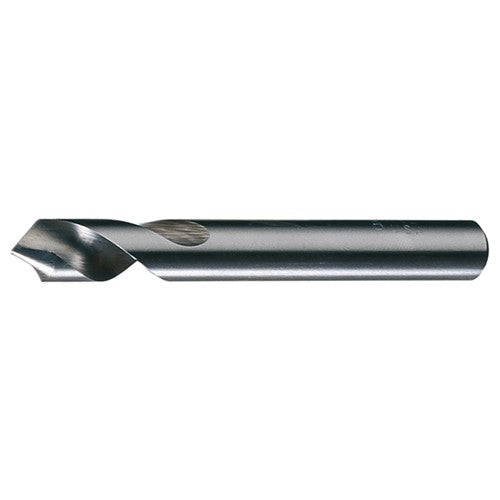 ‎1/2″ × 3-3/4″ OAL 90 Degree HSS Radial NC Spotting Drills Bright - Exact Industrial Supply
