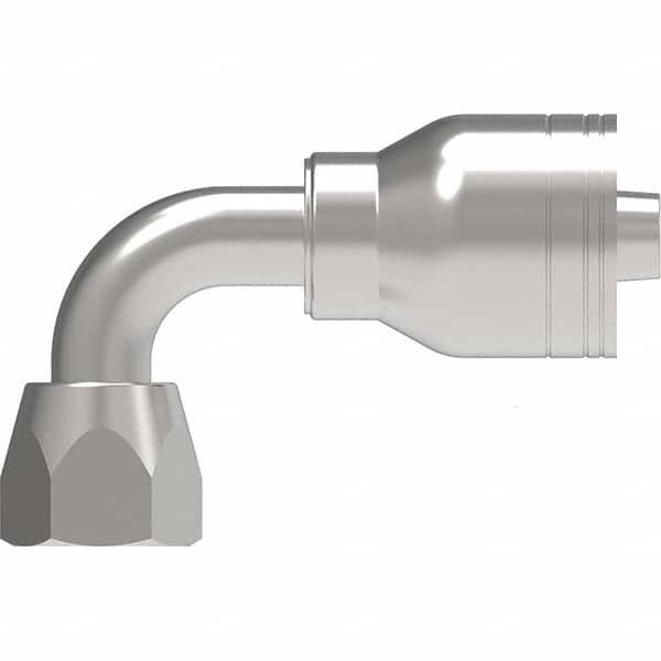 Eaton - Hydraulic Hose Fittings & Couplings Type: Female JIC Swivel, 90 Degree Elbow Hose Diameter: 3/4 (Inch) - Apex Tool & Supply