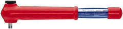 Knipex - 3/8" Drive, Insulated Torque Wrench - 11-27/64" OAL - Apex Tool & Supply