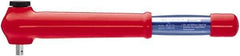 Knipex - 1/2" Drive, Insulated Torque Wrench - 15-5/32" OAL - Apex Tool & Supply
