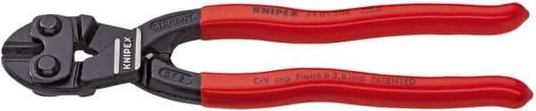 Knipex - 8" OAL, 13/64" Capacity, Bolt Cutter Pliers - Wire Cutter Pliers - Apex Tool & Supply