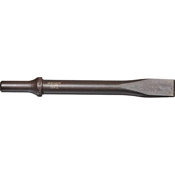 Mayhew - 3/4" Head Width, 7-1/2" OAL, Cold Chisel - Round Drive, Round Shank, Steel - Apex Tool & Supply
