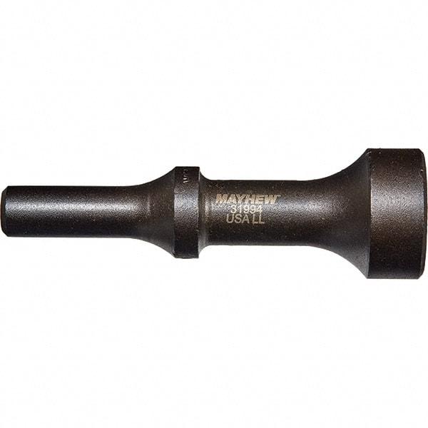 Mayhew - 1-1/4" Head Width, 4-1/4" OAL, Pneumatic Hammer - Round Drive, Round Shank, Steel - Apex Tool & Supply