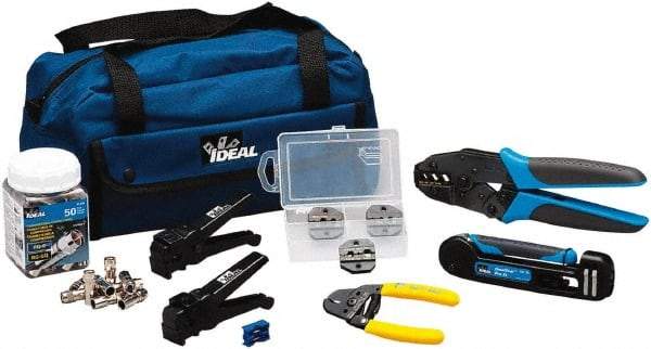 Ideal - Compression & Crimp Kit - For Use with Compression Connectors, Crimp Connectors - Apex Tool & Supply