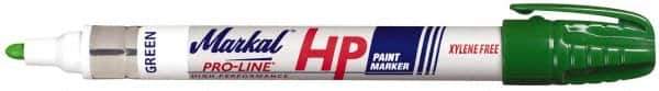 Markal - Green Paint Marker - Bullet Tip - Apex Tool & Supply