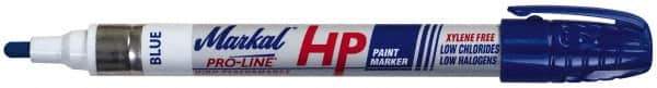 Markal - Blue Paint Marker - Bullet Tip - Apex Tool & Supply
