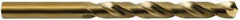 Hertel - 1/2" 135° Cobalt Jobber Drill - Oxide/Gold Finish, Spiral Flute, 6" OAL - Apex Tool & Supply