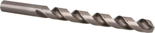 Hertel - 3/8" 135° Cobalt Jobber Drill - Bright Finish, Spiral Flute, 5" OAL, Split Point - Apex Tool & Supply