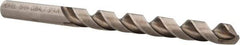 Hertel - 19/64" 135° Cobalt Jobber Drill - Bright Finish, Spiral Flute, 4-3/8" OAL, Split Point - Apex Tool & Supply
