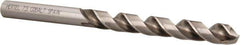 Hertel - 7.5mm 135° Cobalt Jobber Drill - Bright Finish, Spiral Flute, 4.2913" OAL, Split Point - Apex Tool & Supply