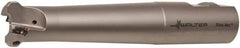 Walter - 31.75mm Cut Diam, 0.1181mm Max Depth of Cut, 1-1/4" Shank Diam, 7" OAL, Indexable Chamfer & Angle End Mill - ODM. 0504.., ODH. 0504.. Insert Style, Weldon Shank - Apex Tool & Supply