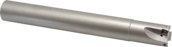 Walter - 1" Cut Diam, 8mm Max Depth of Cut, 1" Shank Diam, 8" OAL, Indexable Square Shoulder End Mill - AD.T 0803.. Inserts, Cylindrical Shank, 90° Lead Angle - Apex Tool & Supply