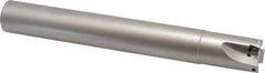 Walter - 1" Cut Diam, 8mm Max Depth of Cut, 1" Shank Diam, 8" OAL, Indexable Square Shoulder End Mill - AD.T 0803.. Inserts, Cylindrical Shank, 90° Lead Angle - Apex Tool & Supply