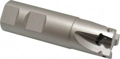 Walter - 1" Cut Diam, 11mm Max Depth of Cut, 1" Shank Diam, 3.62" OAL, Indexable Square Shoulder End Mill - AD.T 1204.. Inserts, Weldon Shank, 90° Lead Angle - Apex Tool & Supply