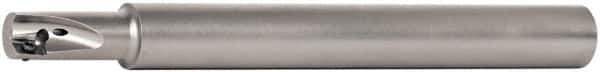 Walter - 13mm Cut Diam, 8mm Max Depth of Cut, 5/8" Shank Diam, 6-1/4" OAL, Indexable Square Shoulder End Mill - AD.T 0803.. Inserts, Cylindrical Shank, 90° Lead Angle - Apex Tool & Supply