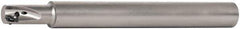 Walter - 13mm Cut Diam, 8mm Max Depth of Cut, 5/8" Shank Diam, 6-1/4" OAL, Indexable Square Shoulder End Mill - AD.T 0803.. Inserts, Cylindrical Shank, 90° Lead Angle - Apex Tool & Supply