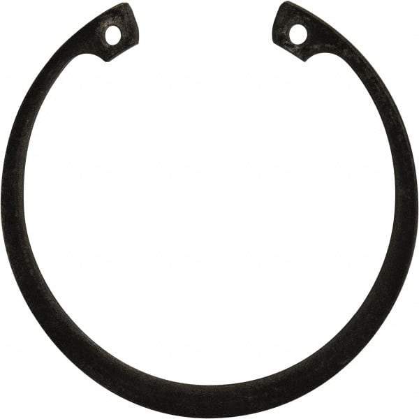 Rotor Clip - 0.078" Thick, Phosphate Finish, Steel Snap Internal Retaining Ring - 0.086" Groove Width, 0.074" Groove Depth, 2.648" Groove Diam, Grade 1060-1090 - Apex Tool & Supply