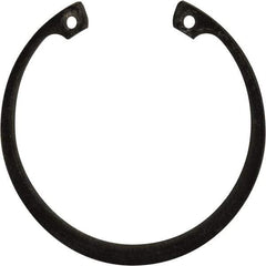 Rotor Clip - 0.078" Thick, Phosphate Finish, Steel Snap Internal Retaining Ring - 0.086" Groove Width, 0.074" Groove Depth, 2.648" Groove Diam, Grade 1060-1090 - Apex Tool & Supply