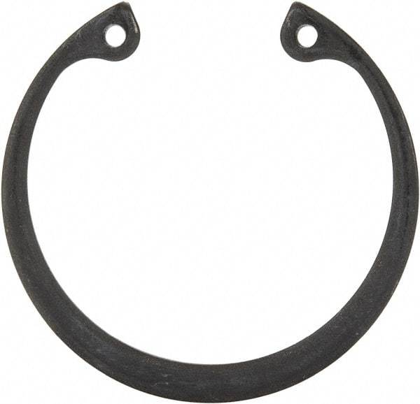 Rotor Clip - 0.062" Thick, Phosphate Finish, Steel Snap Internal Retaining Ring - 0.068" Groove Width, 0.05" Groove Depth, 1.725" Groove Diam, Grade 1060-1090 - Apex Tool & Supply
