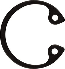 Rotor Clip - 0.035" Thick, Phosphate Finish, Steel Snap Internal Retaining Ring - 0.039" Groove Width, 0.017" Groove Depth, 0.596" Groove Diam, Grade 1060-1090 - Apex Tool & Supply