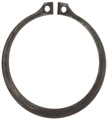 Rotor Clip - 2.239" Groove Diam, 2-3/8" Shaft Diam, Phosphate Steel, Snap External Retaining Rings - 0.086" Groove Width, 0.068" Groove Depth, 0.078" Ring Thickness, Grade 1060-1090 - Apex Tool & Supply