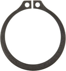 Rotor Clip - 1.65" Groove Diam, 1-3/4" Shaft Diam, Phosphate Steel, Snap External Retaining Rings - 0.068" Groove Width, 0.05" Groove Depth, 0.062" Ring Thickness, Grade 1060-1090 - Apex Tool & Supply