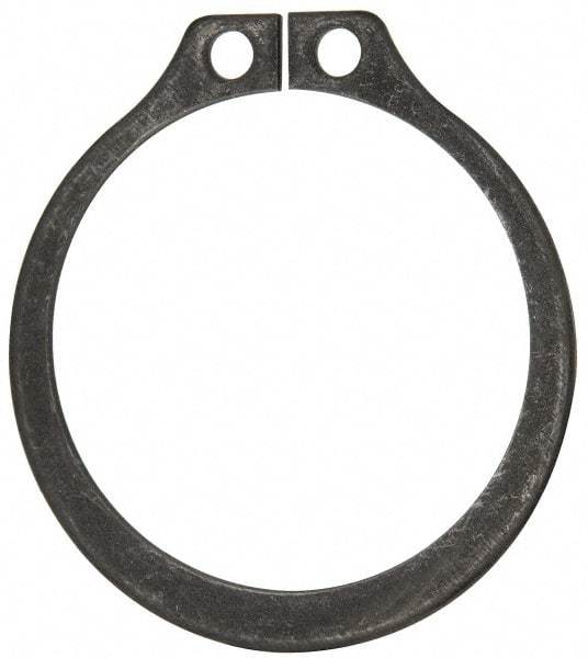 Rotor Clip - 1-13/32" Groove Diam, 1-1/2" Shaft Diam, Phosphate Steel, Snap External Retaining Rings - 0.056" Groove Width, 0.047" Groove Depth, 0.05" Ring Thickness, Grade 1060-1090 - Apex Tool & Supply