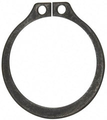 Rotor Clip - 1-13/32" Groove Diam, 1-1/2" Shaft Diam, Phosphate Steel, Snap External Retaining Rings - 0.056" Groove Width, 0.047" Groove Depth, 0.05" Ring Thickness, Grade 1060-1090 - Apex Tool & Supply