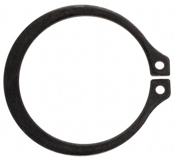 Rotor Clip - 1.232" Groove Diam, 1-5/16" Shaft Diam, Phosphate Steel, Snap External Retaining Rings - 0.056" Groove Width, 0.04" Groove Depth, 0.05" Ring Thickness, Grade 1060-1090 - Apex Tool & Supply