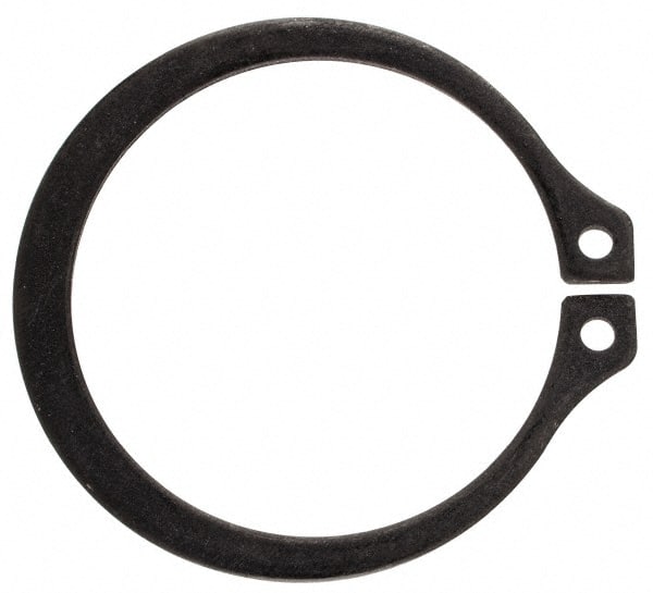 Rotor Clip - 63/64" Shaft Diam, 0.926" Groove Diam, Spring Steel External SH Style Retaining Ring - Apex Tool & Supply