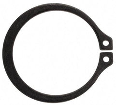 Rotor Clip - 1.232" Groove Diam, 1-5/16" Shaft Diam, Phosphate Steel, Snap External Retaining Rings - 0.056" Groove Width, 0.04" Groove Depth, 0.05" Ring Thickness, Grade 1060-1090 - Apex Tool & Supply