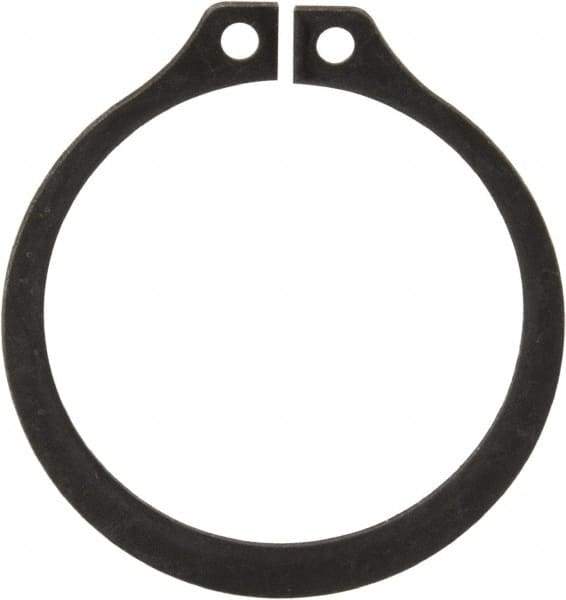 Rotor Clip - 1.176" Groove Diam, 1-1/4" Shaft Diam, Phosphate Steel, Snap External Retaining Rings - 0.056" Groove Width, 0.037" Groove Depth, 0.05" Ring Thickness, Grade 1060-1090 - Apex Tool & Supply