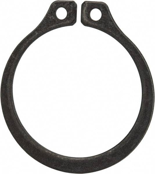 Rotor Clip - 1" Groove Diam, 1-1/16" Shaft Diam, Phosphate Steel, Snap External Retaining Rings - 0.056" Groove Width, 0.032" Groove Depth, 0.05" Ring Thickness, Grade 1060-1090 - Apex Tool & Supply