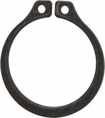 Rotor Clip - 1" Groove Diam, 1-1/16" Shaft Diam, Phosphate Steel, Snap External Retaining Rings - 0.056" Groove Width, 0.032" Groove Depth, 0.05" Ring Thickness, Grade 1060-1090 - Apex Tool & Supply