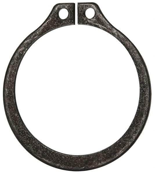 Rotor Clip - 1.118" Groove Diam, 1-3/16" Shaft Diam, Phosphate Steel, Snap External Retaining Rings - 0.056" Groove Width, 0.035" Groove Depth, 0.05" Ring Thickness, Grade 1060-1090 - Apex Tool & Supply