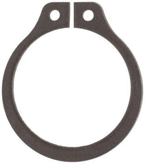 Rotor Clip - 0.646" Groove Diam, 11/16" Shaft Diam, Phosphate Steel, Snap External Retaining Rings - 0.046" Groove Width, 0.021" Groove Depth, 0.042" Ring Thickness, Grade 1060-1090 - Apex Tool & Supply