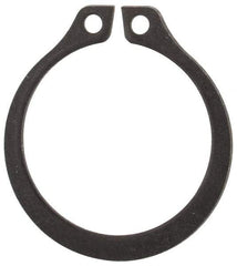 Rotor Clip - 0.588" Groove Diam, 5/8" Shaft Diam, Phosphate Steel, Snap External Retaining Rings - 0.039" Groove Width, 0.018" Groove Depth, 0.035" Ring Thickness, Grade 1060-1090 - Apex Tool & Supply