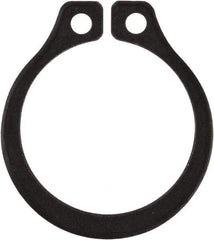 Rotor Clip - 0.412" Groove Diam, 7/16" Shaft Diam, Phosphate Steel, Snap External Retaining Rings - 0.029" Groove Width, 0.013" Groove Depth, 0.025" Ring Thickness, Grade 1060-1090 - Apex Tool & Supply