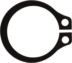 Rotor Clip - 0.382" Groove Diam, 13/32" Shaft Diam, Phosphate Steel, Snap External Retaining Rings - 0.029" Groove Width, 0.012" Groove Depth, 0.025" Ring Thickness, Grade 1060-1090 - Apex Tool & Supply