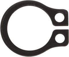 Rotor Clip - 0.23" Groove Diam, 1/4" Shaft Diam, Phosphate Steel, Snap External Retaining Rings - 0.029" Groove Width, 0.01" Groove Depth, 0.025" Ring Thickness, Grade 1060-1090 - Apex Tool & Supply