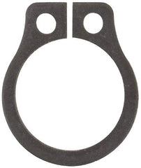 Rotor Clip - 0.261" Groove Diam, 9/32" Shaft Diam, Phosphate Steel, Snap External Retaining Rings - 0.029" Groove Width, 0.01" Groove Depth, 0.025" Ring Thickness, Grade 1060-1090 - Apex Tool & Supply